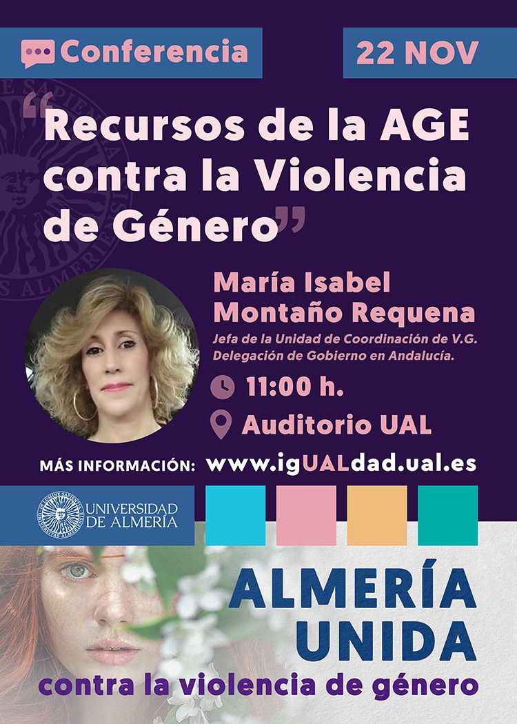 igUALdad 22N. Conferencia "Recursos de la AGE contra la Violencia de Género", María Iabel Montaño Requena"