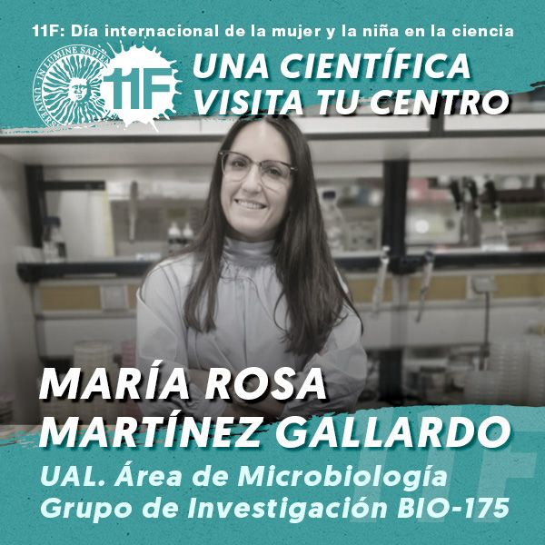 11F Una Científica Visita tu Centro: María Rosa Martínez Gallardo