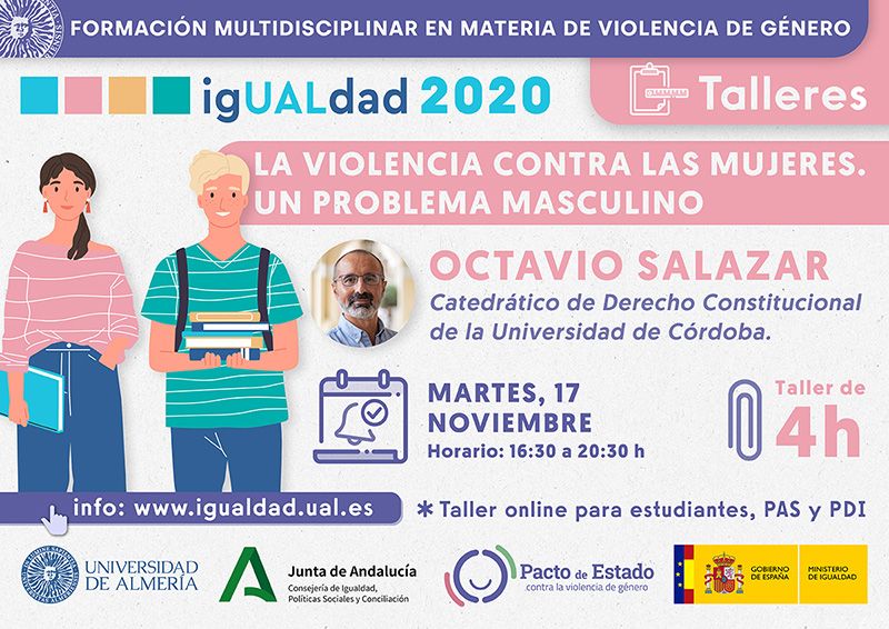 TALLER: La violencia contra las mujeres. Un problema masculino