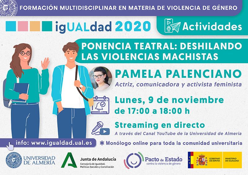 PONENCIA TEATRAL: Deshilando las violencias machistas. Pamela Palenciano