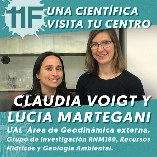 11F Una Científica Visita tu Centro: Claudia Voigt y Lucia Martegani