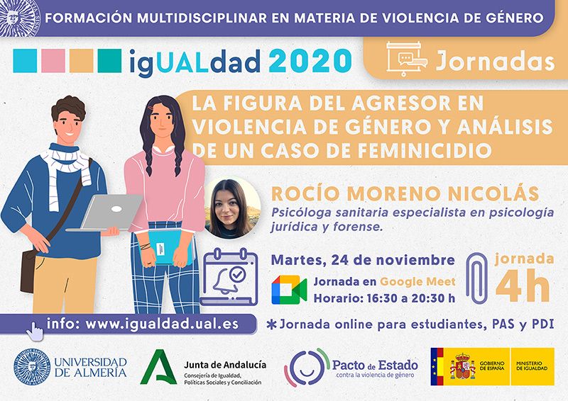 Jornada: La figura del agresor en Violencia de Género y análisis de un caso de feminicidio