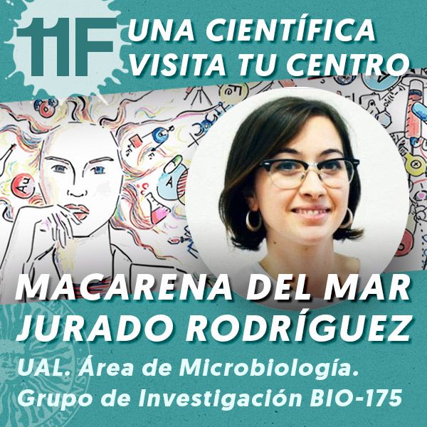 11F Una Científica Visita tu Centro: Macarena del Mar Jurado Rodríguez