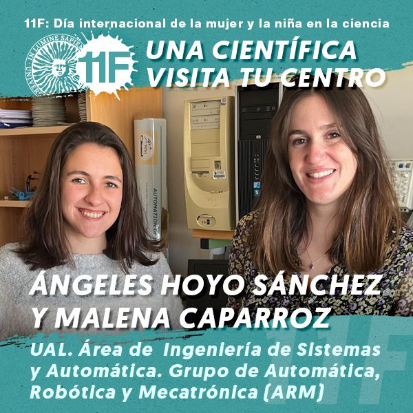 11F Una Científica Visita tu Centro: Ángeles Hoyo López y Malena Caparroz