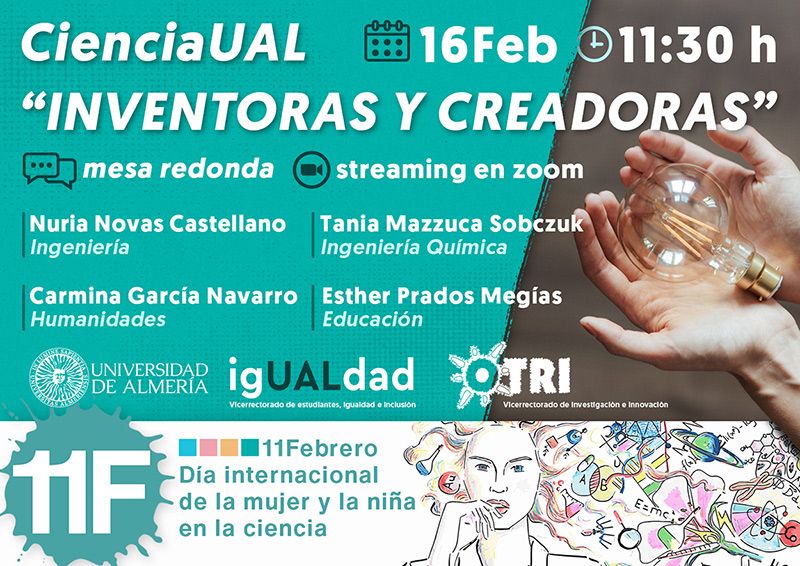 11F Mesa redonda "Inventoras y Creadoras". Universidad de Almería