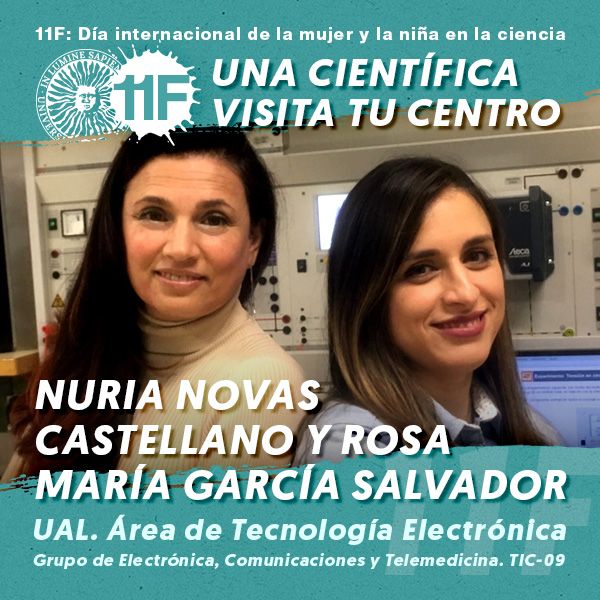 11F Una Científica Visita tu Centro: Nuria Novas Castellano y Rosa María García Salvador