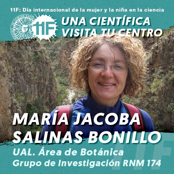 11F Una Científica Visita tu Centro: María Jacoba Salinas Bonillo