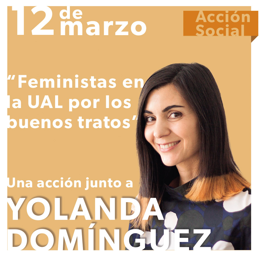 UAL 8M Día de la Mujer: 12 de marzo, acción social con Yolanda Domínguez