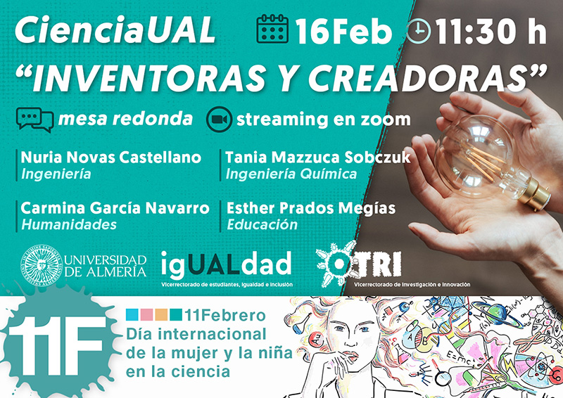 11F Mesa redonda "Inventoras y Creadoras". Universidad de Almería