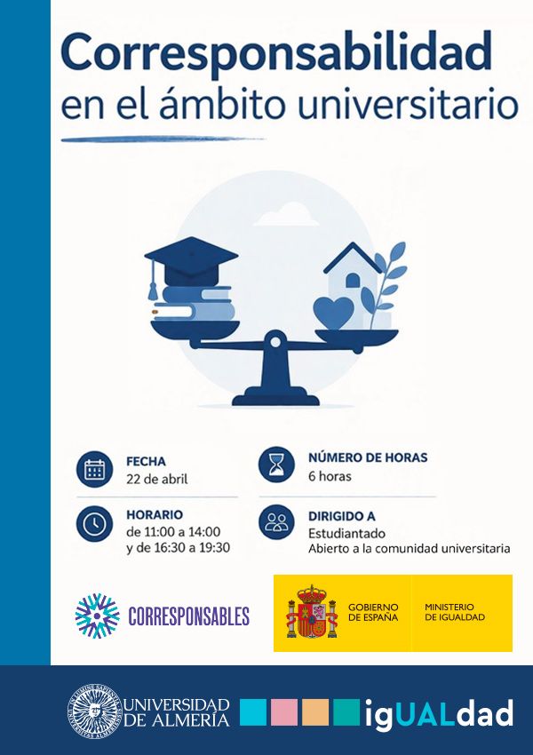 igUALdad: Curso Corresponsabilidad en el ámbito universitario. 22 de abril de 2026