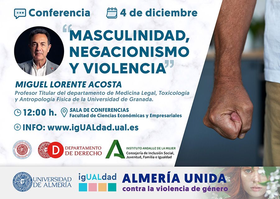 igUALdad: Conferencia: "Masculinidad, Negacionismo y Violencia", Miguel Lorente. 4 Diciembre 2025