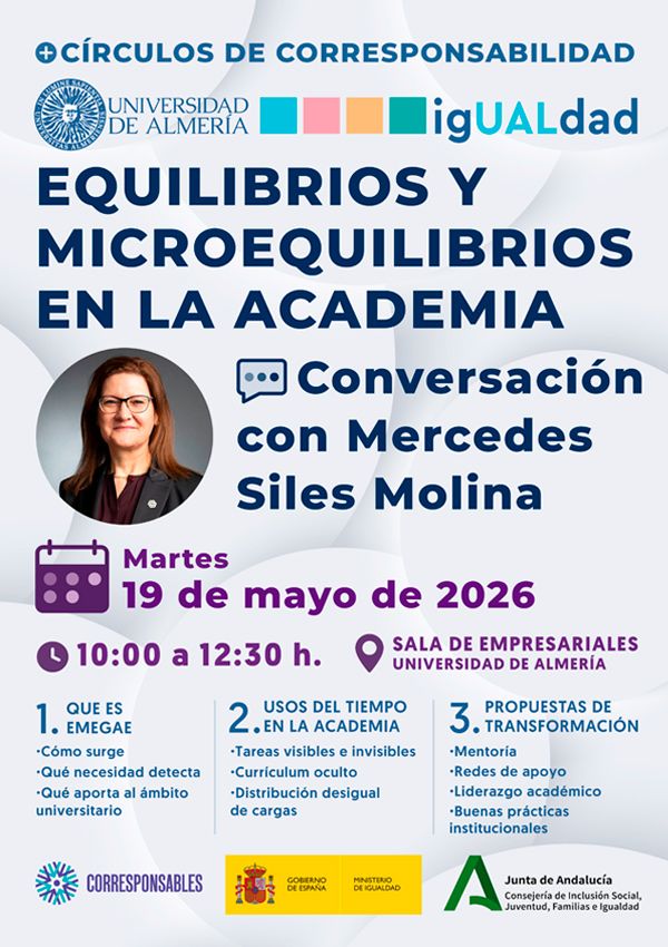 igUALdad: Equilibrios y microequilibrios en la academia conversación con Mercedes Siles Molina. 19 de mayo de 2026