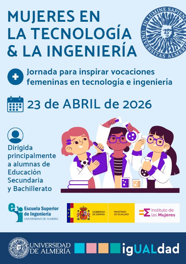 igUALdad: Jornada Mujeres en la Tecnología y la Ingeniería. Jueves, 23 de abril de 2026