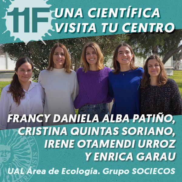 UAL 11F Una Científica Visita tu Centro: Ecología, Grupo SOCIECOS