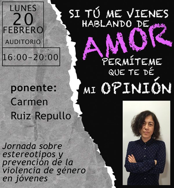 IgUALdad. Jornada sobre estereotipos y prevención de la violencia de género en jóvenes. Carmen Ruiz Repullo