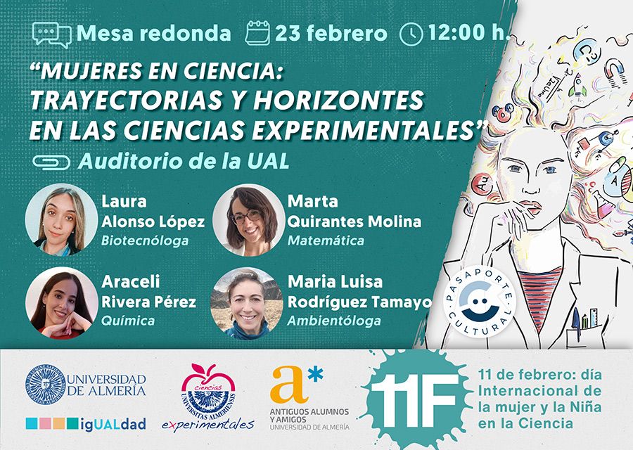 igUALdad: Cartel mesa redonda. Mujeres en Ciencia: Trayectorias y horizontes en las Ciencias Experimentales